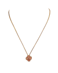 Mini Pink Clover Necklace