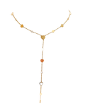 Gold Heart Drop Necklace