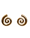 Gold Spiral Earrings