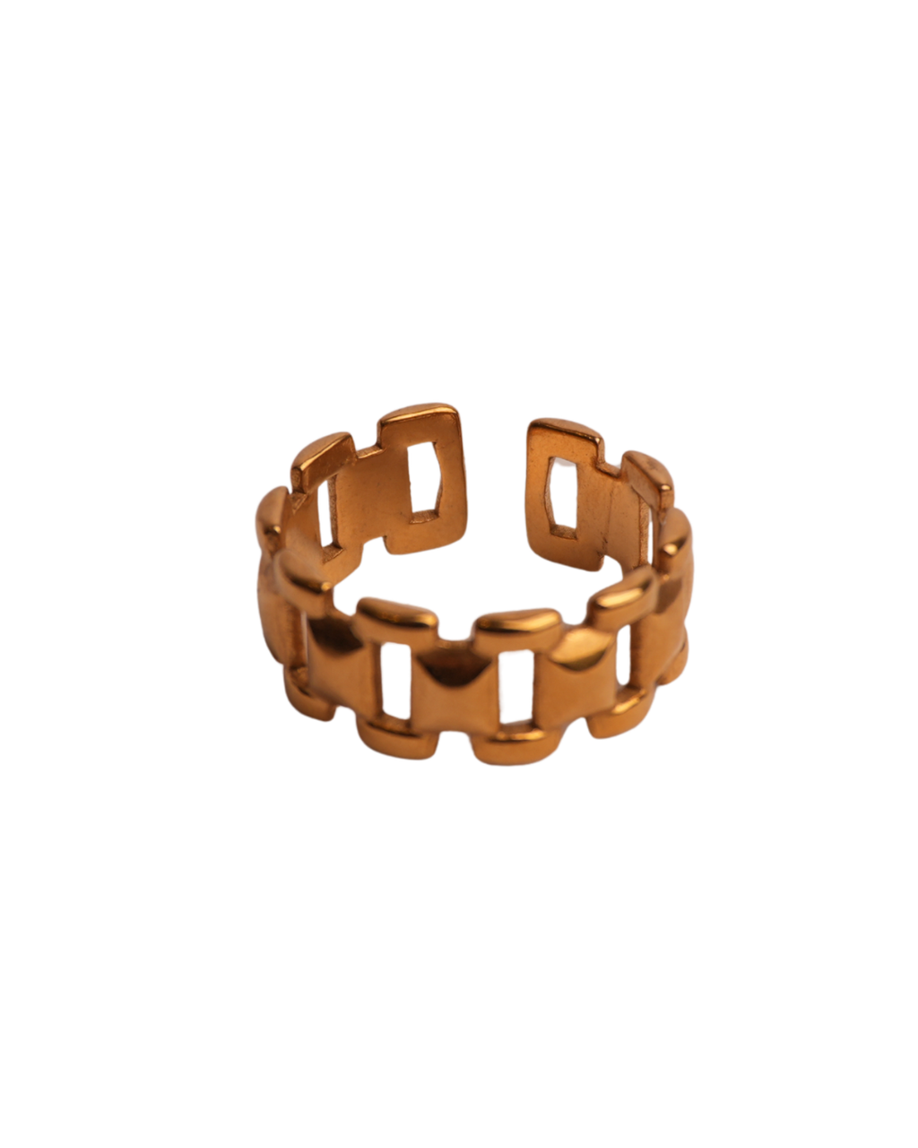 Gold Link Ring