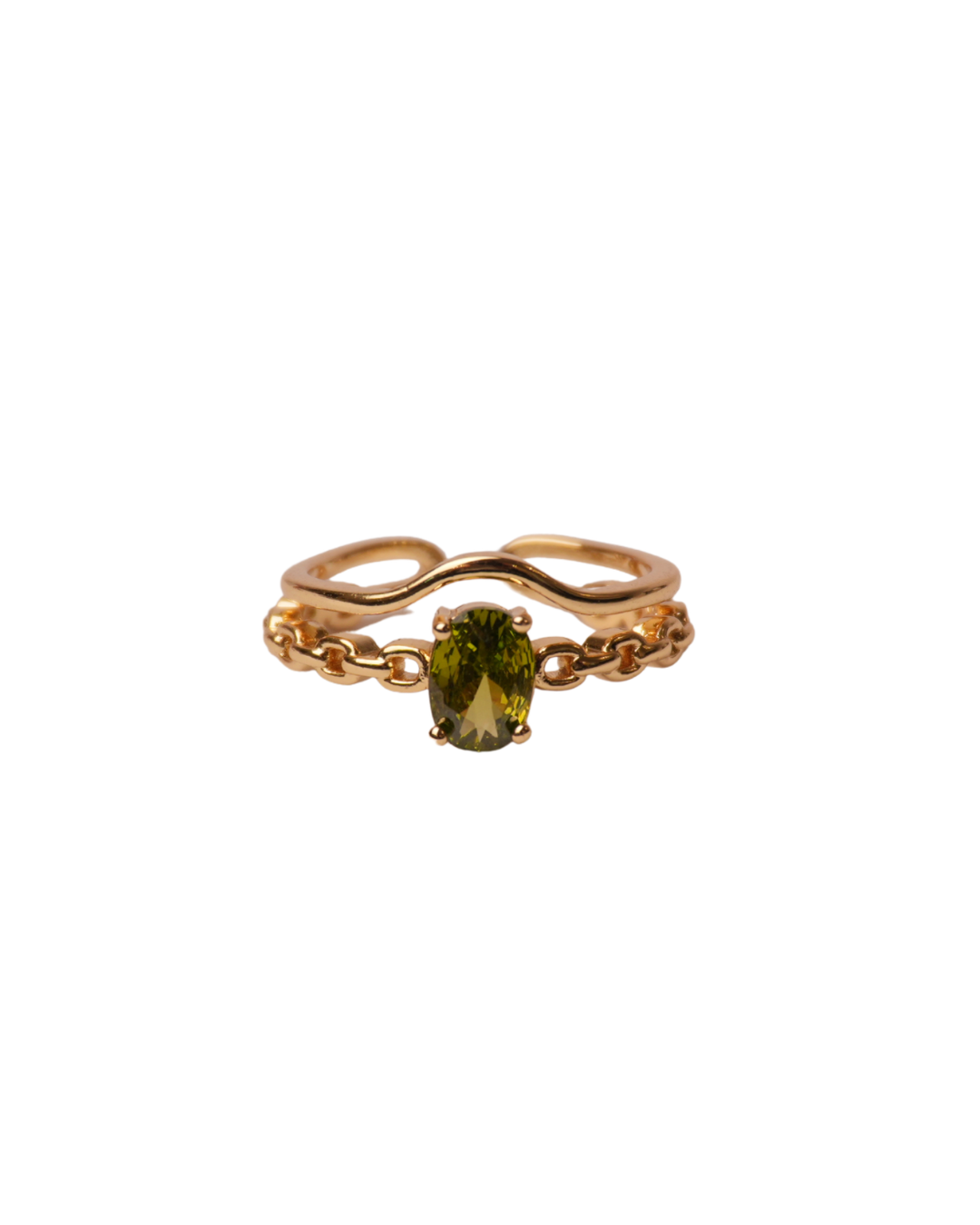 Green Stone Ring