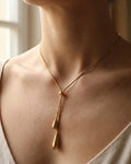 Droplet Lariat Necklace