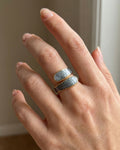Dual Stone Wrap Ring