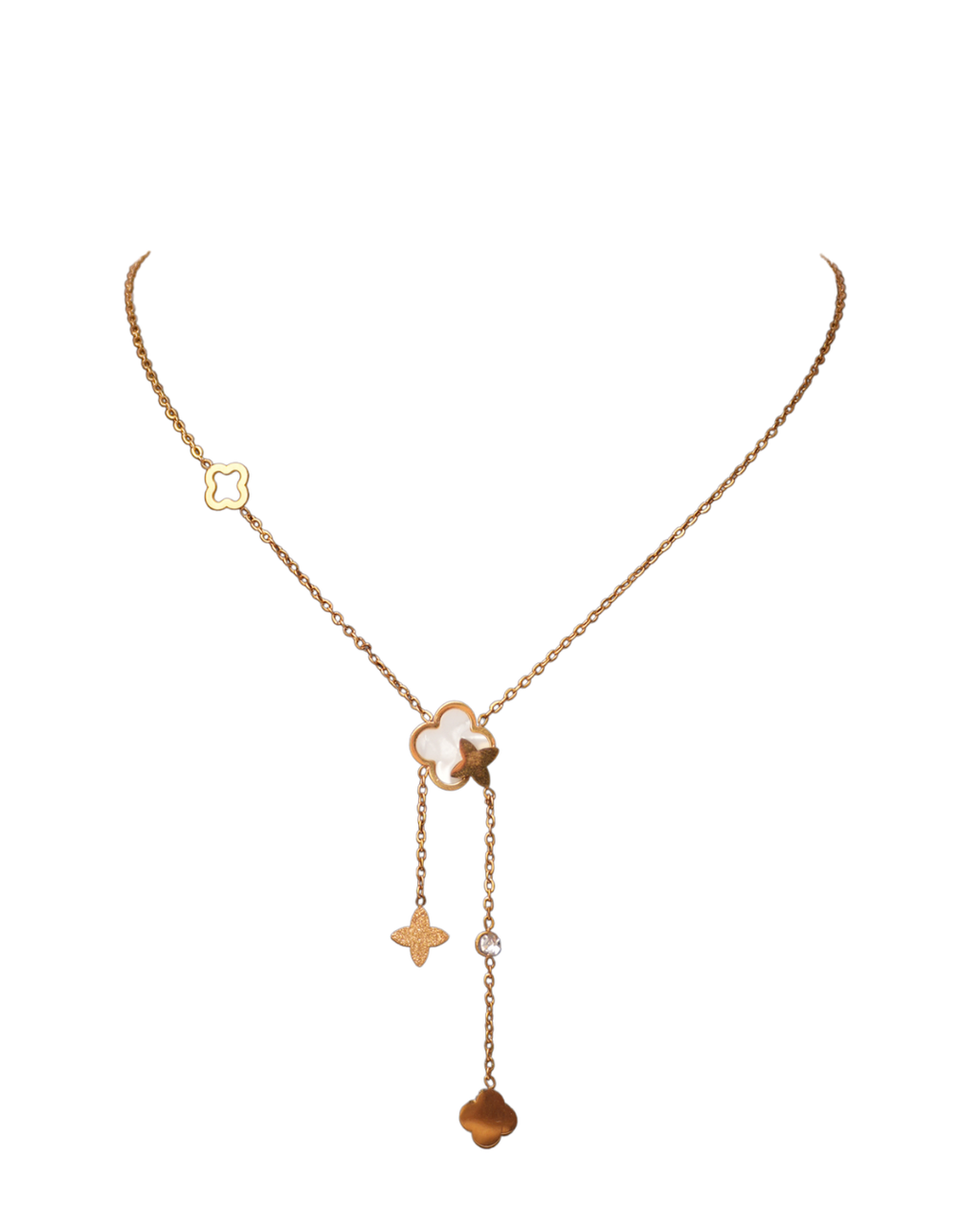 Clover Drop Necklace
