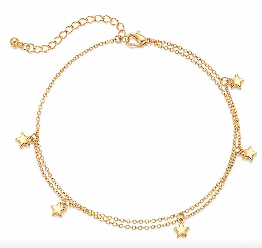 Star charm Anklet