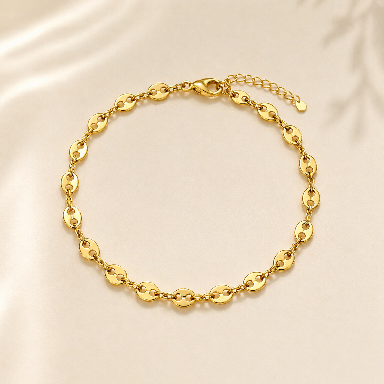 Gold link Anklet