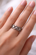 Silver Link Ring