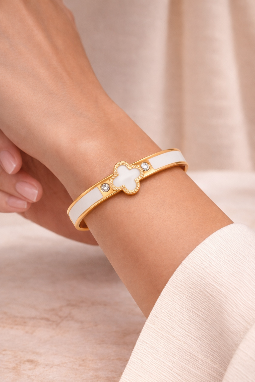 White Clover Bracelet