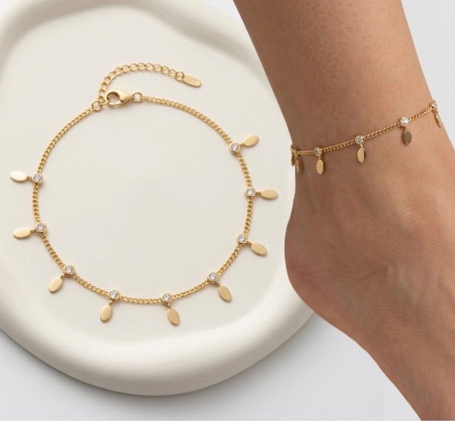 Charm drop Anklet