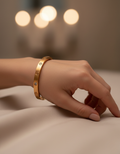 Gold Screw Bangle