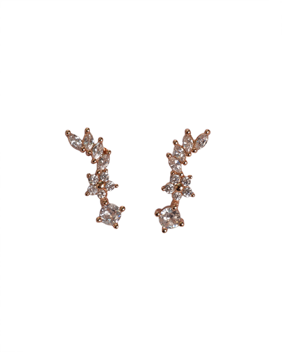 Crystal Vine Drop Earrings