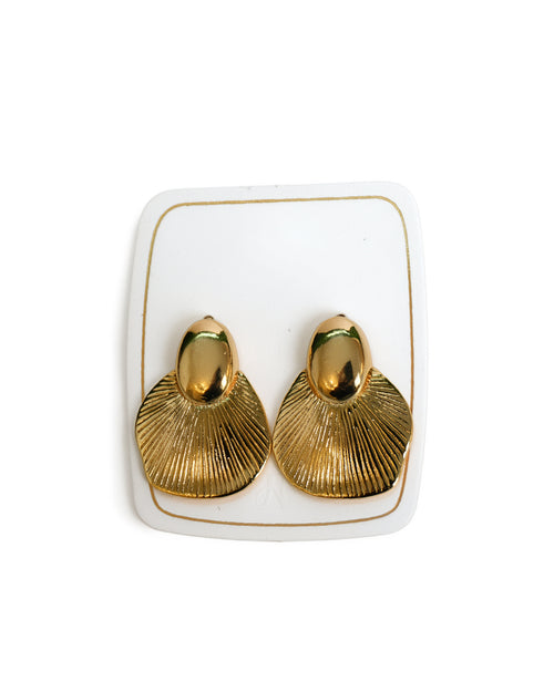 Fan-Shaped Statement Studs