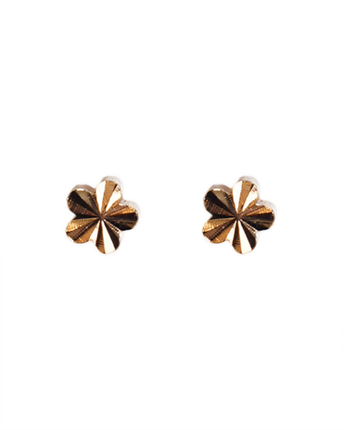 Sculpted Clover/Flower Studs