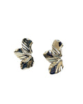 Molten Abstract Silver Studs